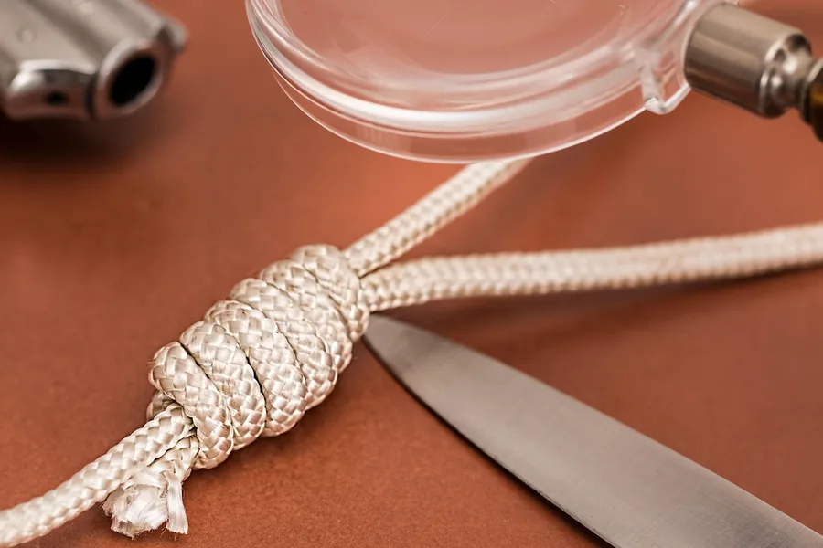 detective, crime scene, dagger, knife, hangman's noose, rope, magnifying glass, investigate, murder, evidence, criminal, killing, assassination, forensic, homicide, investigation, weapon, gun, brown zoom, brown glass, brown glasses, brown gun