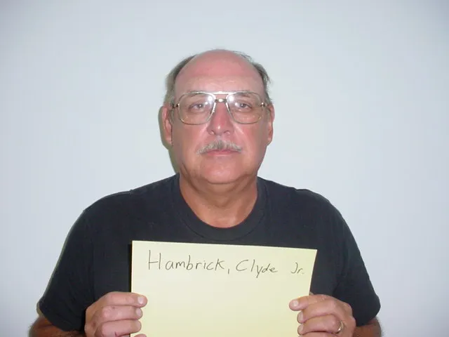 Registry photo of Clyde Hambrick
