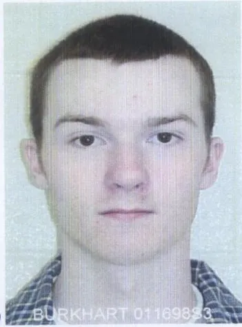 Registry photo of Robert Shawn Burkhart