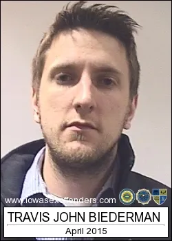 Registry photo of Travis John Biederman