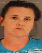 Booking photo of Melanie Ann Rutherford, Anderson County, Apr 1, 2014