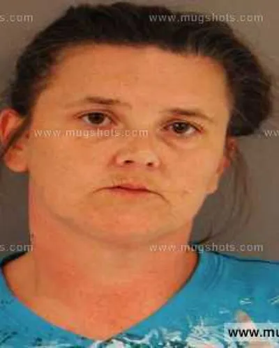 Booking photo of Melanie Rutherford, Anderson County, Apr 1, 2014