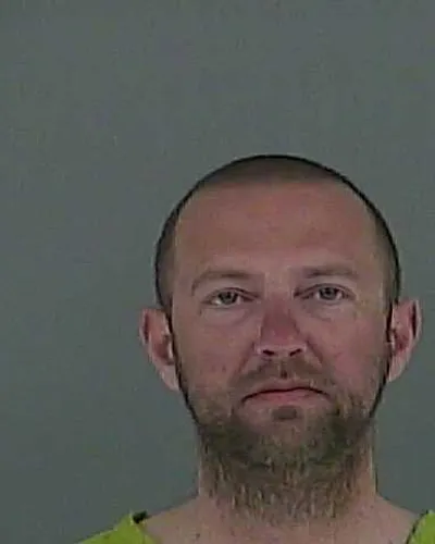 Booking photo of Travis Moore, Anderson County, Feb 16, 2026