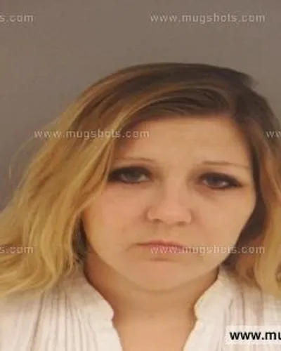 Booking photo of Angela Fay Shope, Anderson County, Jan 15, 2015