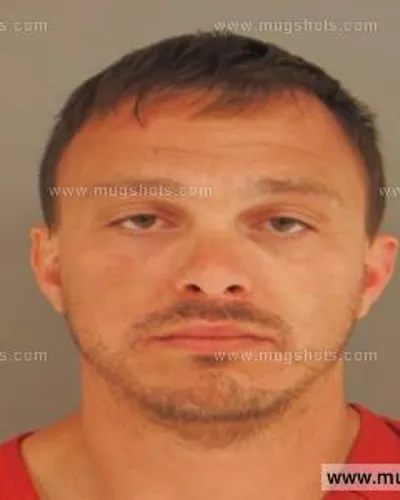 Booking photo of Derek Laymance, Anderson County, Jun 3, 2015