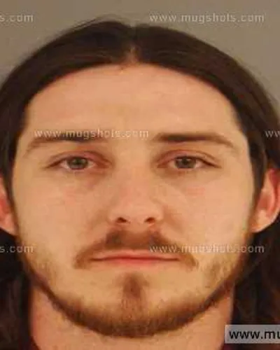 Booking photo of Dustin Begley, Anderson County, Apr 12, 2014