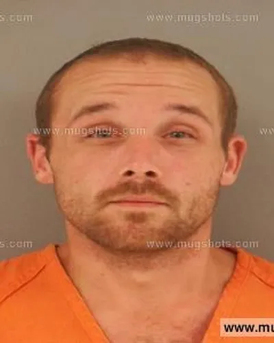 Booking photo of Fredrick Kalup Trev Rauhuff, Anderson County, Jul 26, 2014