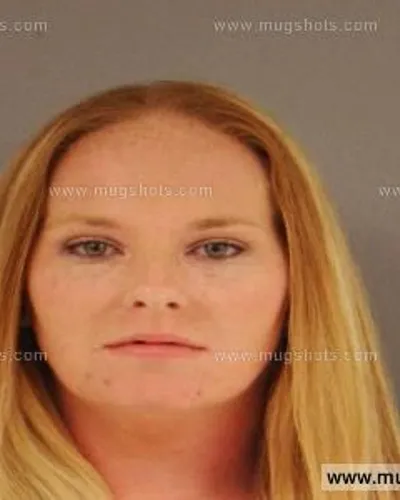 Booking photo of Sarah Jane Vincent, Anderson County, May 18, 2014