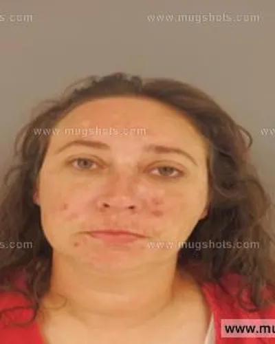 Booking photo of Kristen Mayes, Anderson County, Oct 30, 2015