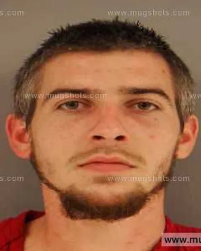 Booking photo of Alex Stinnett, Anderson County, Apr 12, 2014