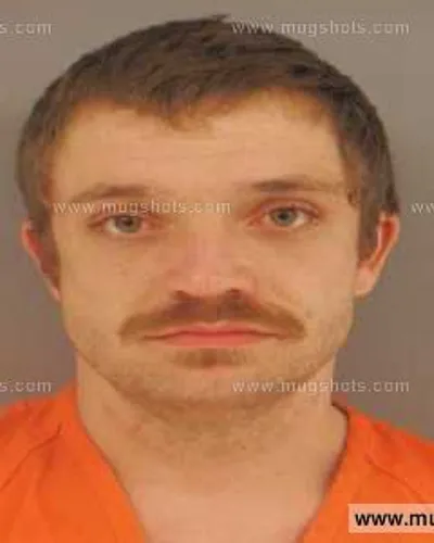 Booking photo of Dustin Braden, Anderson County, Mar 4, 2014
