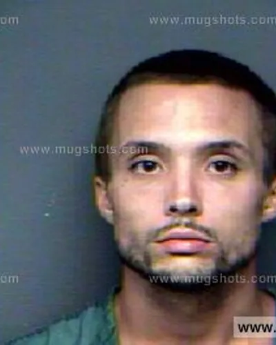 Booking photo of Justin Daugherty, Anderson County, Jul 31, 2012