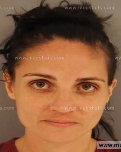 Booking photo of Angela Maggard, Anderson County, Jan 29, 2015