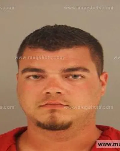 Booking photo of Caleb Blake Fritts, Anderson County, Jun 14, 2014