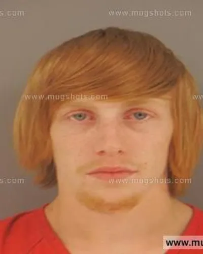 Booking photo of Dustin Keith Risden, Anderson County, Sep 19, 2015