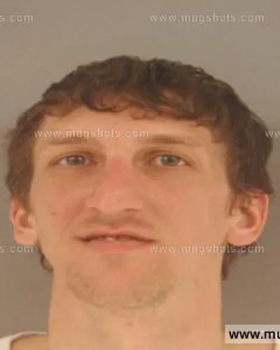 Booking photo of Dustin Henegar, Anderson County, Mar 11, 2015