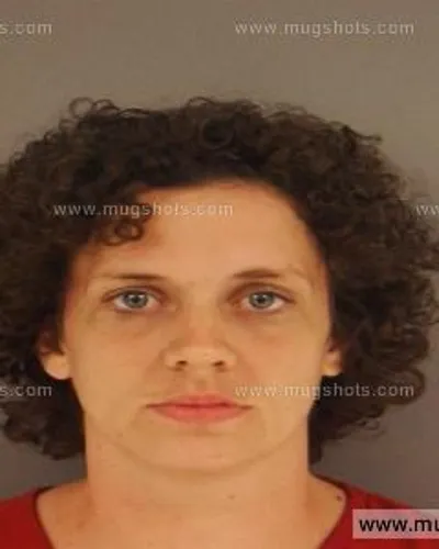 Booking photo of Ashley Dawn Bullock, Anderson County, Aug 3, 2014