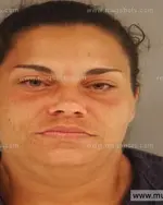 Booking photo of Amanda Lee Crawford, Anderson County, Aug 3, 2014