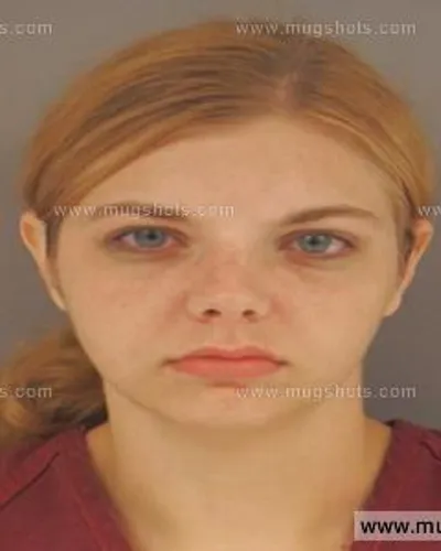 Booking photo of Hayley Brown, Anderson County, Jul 31, 2015