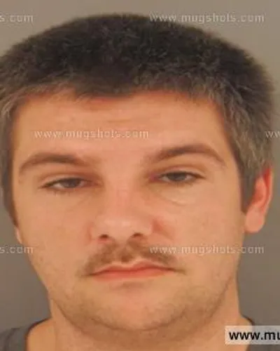 Booking photo of Bradley Crowe, Anderson County, Oct 5, 2015