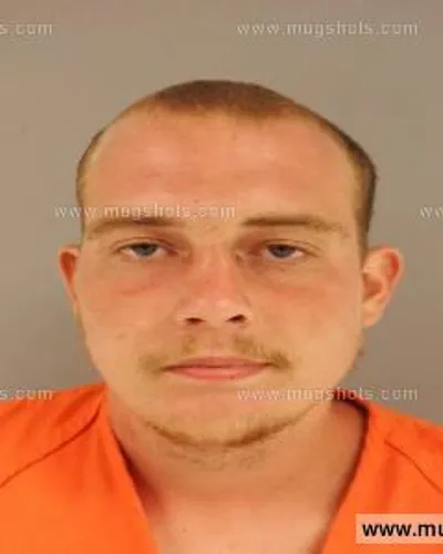 Booking photo of Travis James Knight, Anderson County, Jul 28, 2014