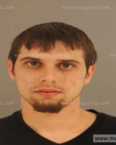 Booking photo of Dustin Leab, Anderson County, Feb 15, 2015