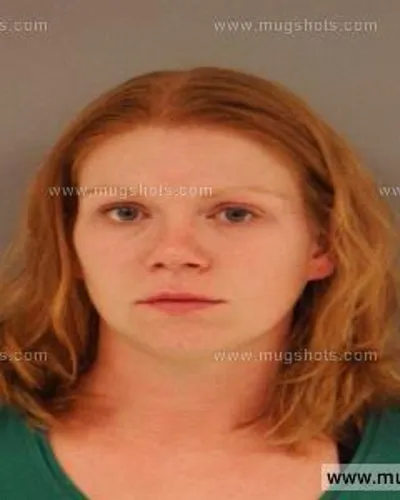 Booking photo of Olivia Thomas, Anderson County, Nov 3, 2014