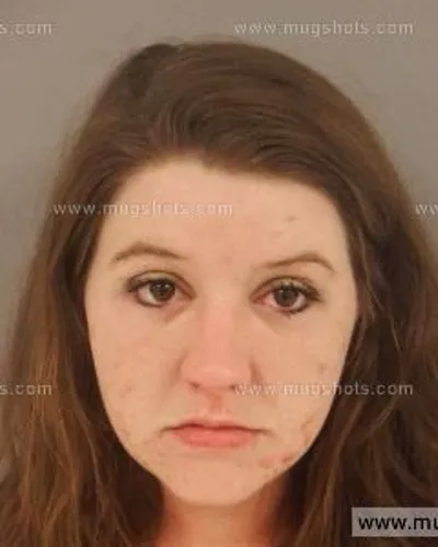 Booking photo of Emily Elizabeth Luallen, Anderson County, Mar 28, 2015