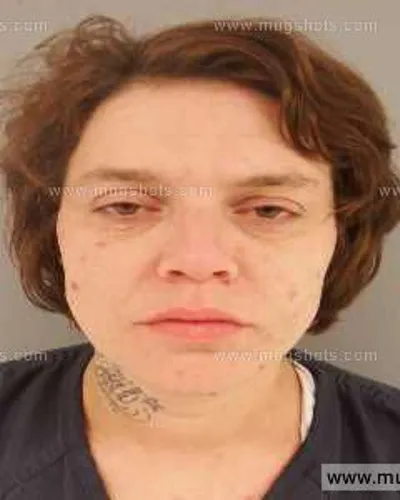Booking photo of April Denise Tinker, Anderson County, Mar 30, 2014