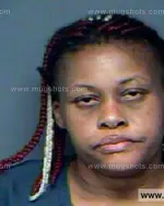 Booking photo of Gina Lavette Kirk, Anderson County, Oct 21, 2012