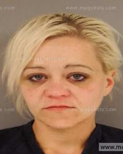 Booking photo of Amber May, Anderson County, Sep 25, 2014