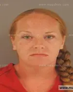 Booking photo of Sarah Jane Vincent, Anderson County, Aug 29, 2015