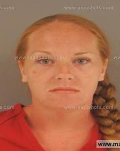 Booking photo of Sarah Vincent, Anderson County, Aug 29, 2015