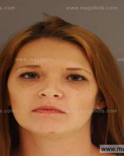 Booking photo of Amber Nicole Paysinger, Anderson County, Aug 16, 2014