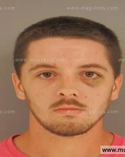 Booking photo of Joshua Luallen, Anderson County, Aug 28, 2015