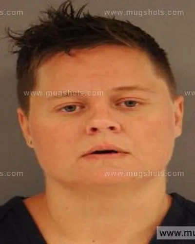 Booking photo of Angela Renee Sherwood, Anderson County, Aug 15, 2014