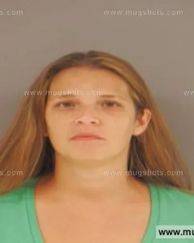 Booking photo of Amber Paysinger, Anderson County, Jul 25, 2015