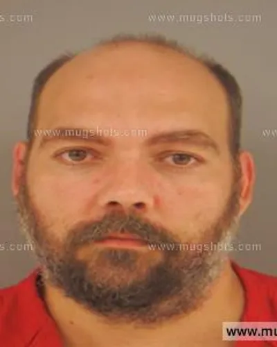 Booking photo of Christopher Curtis Russell, Anderson County, Aug 20, 2015