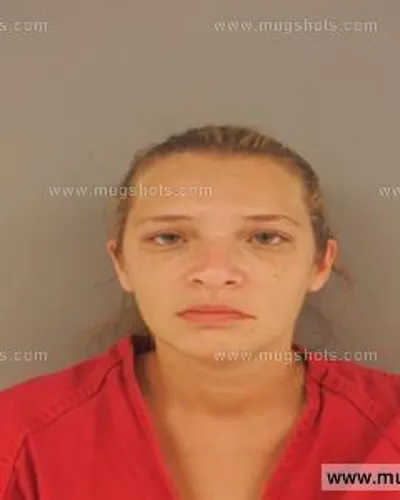 Booking photo of Amber Nicole Paysinger, Anderson County, Jul 12, 2015