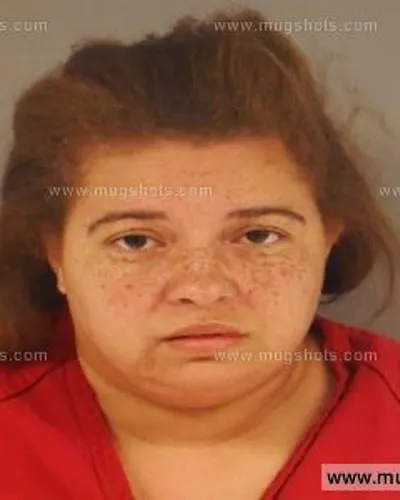 Booking photo of Leanna Curd, Anderson County, Oct 19, 2014