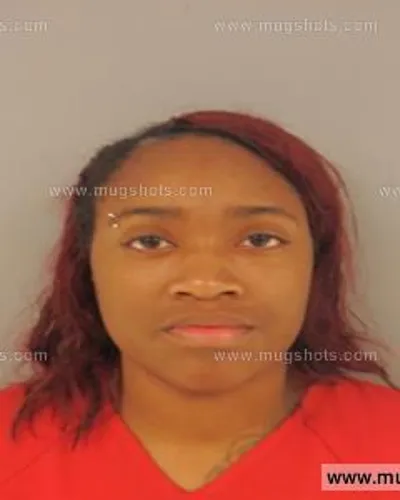 Booking photo of Kianna Hill, Anderson County, Sep 7, 2015