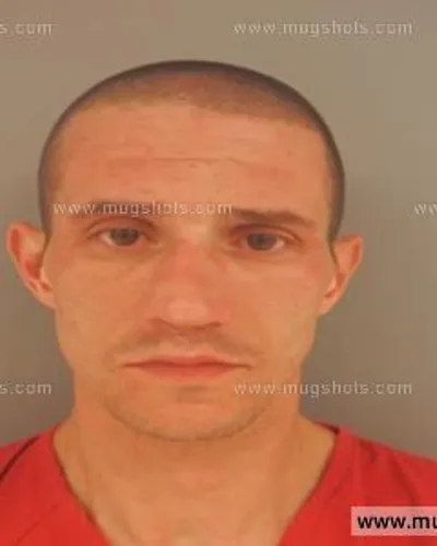 Booking photo of Travis Marlow, Anderson County, Nov 23, 2015