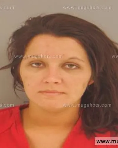 Booking photo of Tiffany Nelson, Anderson County, Apr 14, 2015