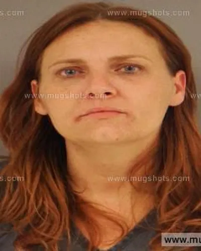 Booking photo of Amanda June Daugherty, Anderson County, May 8, 2014