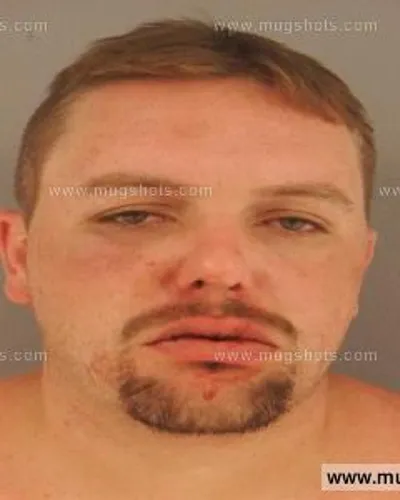 Booking photo of Gary Waldroup, Anderson County, Sep 3, 2014