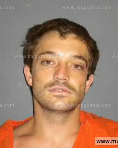 Booking photo of Dustin Alan Braden, Anderson County, Aug 25, 2013