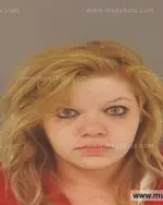 Booking photo of Ashley Michelle Valentine, Anderson County, May 9, 2015