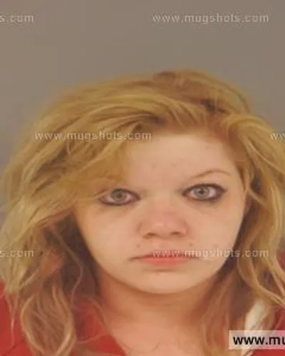 Booking photo of Ashley Michelle Valentine, Anderson County, May 9, 2015