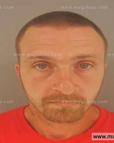 Booking photo of Matthew Hoppel, Anderson County, Sep 13, 2015