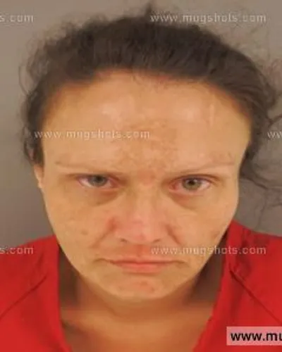 Booking photo of Amanda Albright, Anderson County, Aug 26, 2015